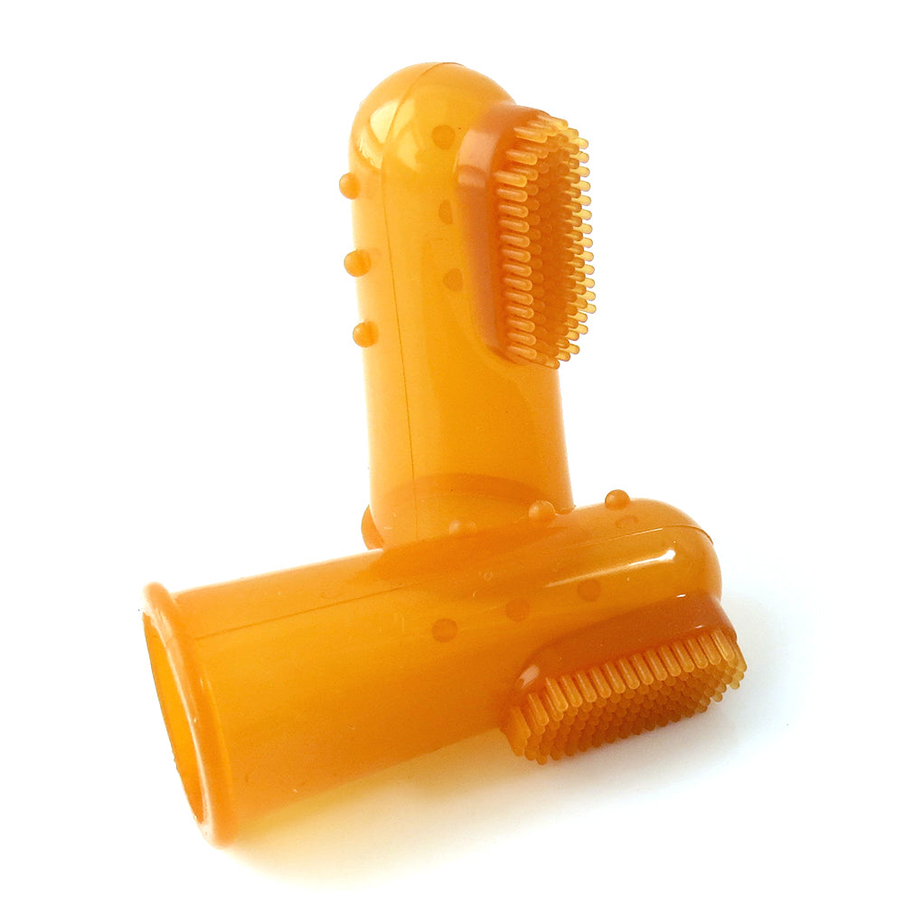 Cepillo dental de dedo de silicona para mascotas — detalle 11