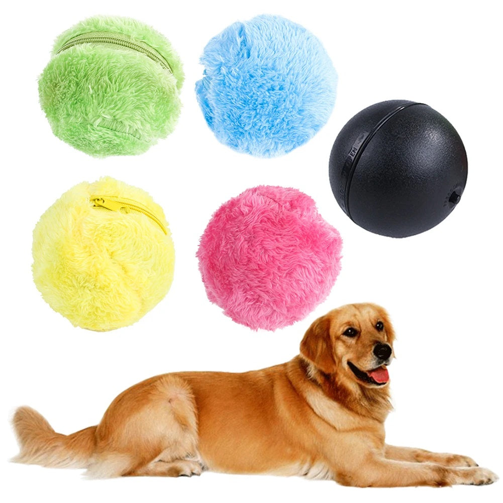 Bola de Peluche Eléctrica para Mascotas