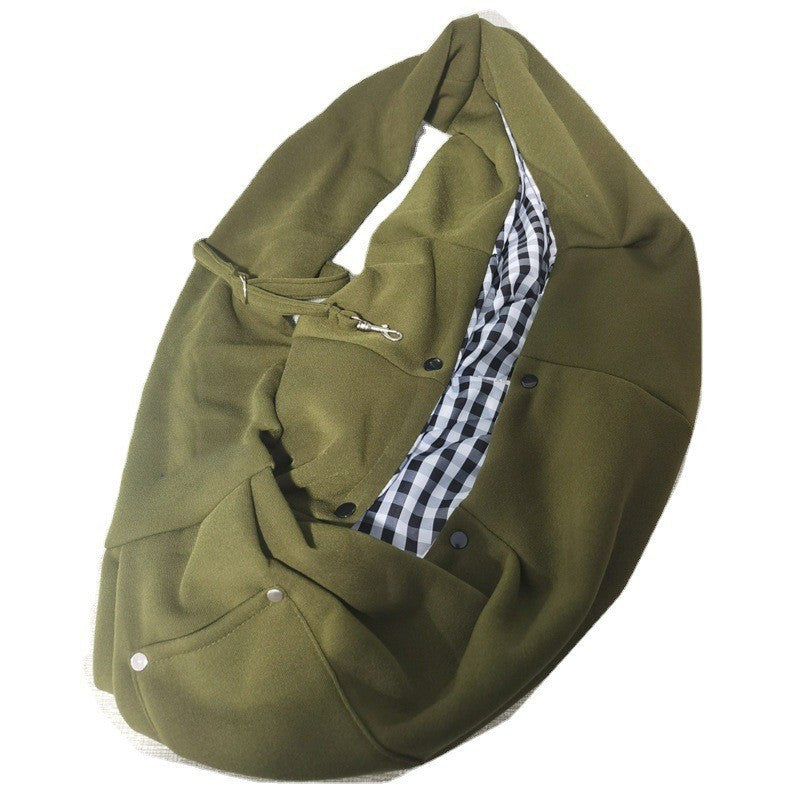 Bolso de hombro con malla para mascotas — detalle 3