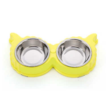 Comedero doble de acero inoxidable para mascotas — detalle 8
