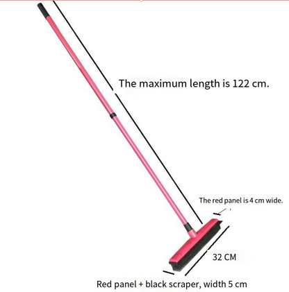 Escoba de goma recogepelos para suelos y alfombras — detalle 8