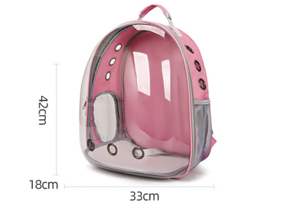Mochila transportín transparente para gatos — detalle 2