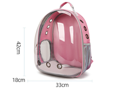 Mochila transportín transparente para gatos — detalle 2