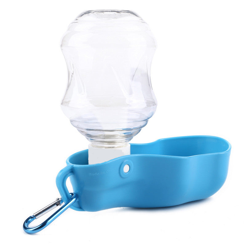 Dispensador de Agua de Plástico para Mascotas de Viaje