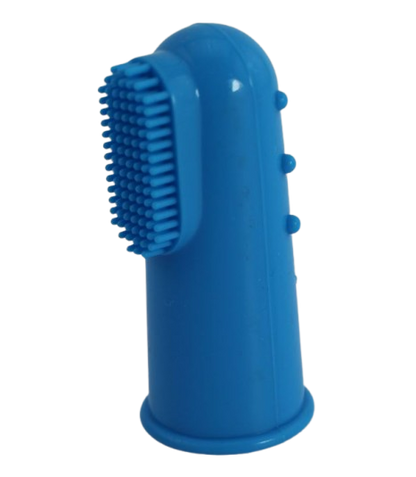 Cepillo dental de dedo de silicona para mascotas — detalle 5