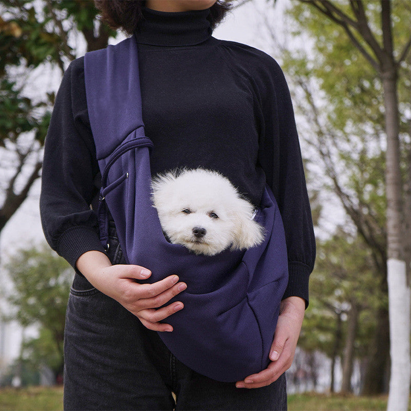 Bolso de hombro con malla para mascotas — detalle 2