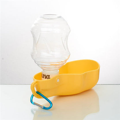 Dispensador de Agua de Plástico para Mascotas de Viaje
