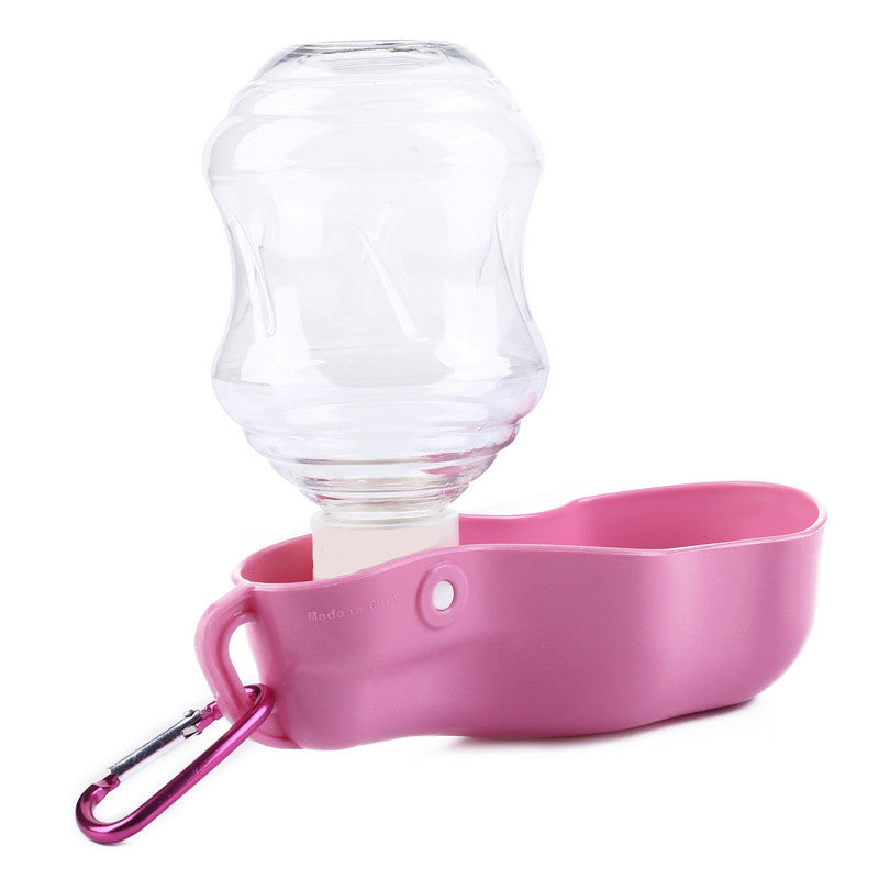 Dispensador de Agua de Plástico para Mascotas de Viaje