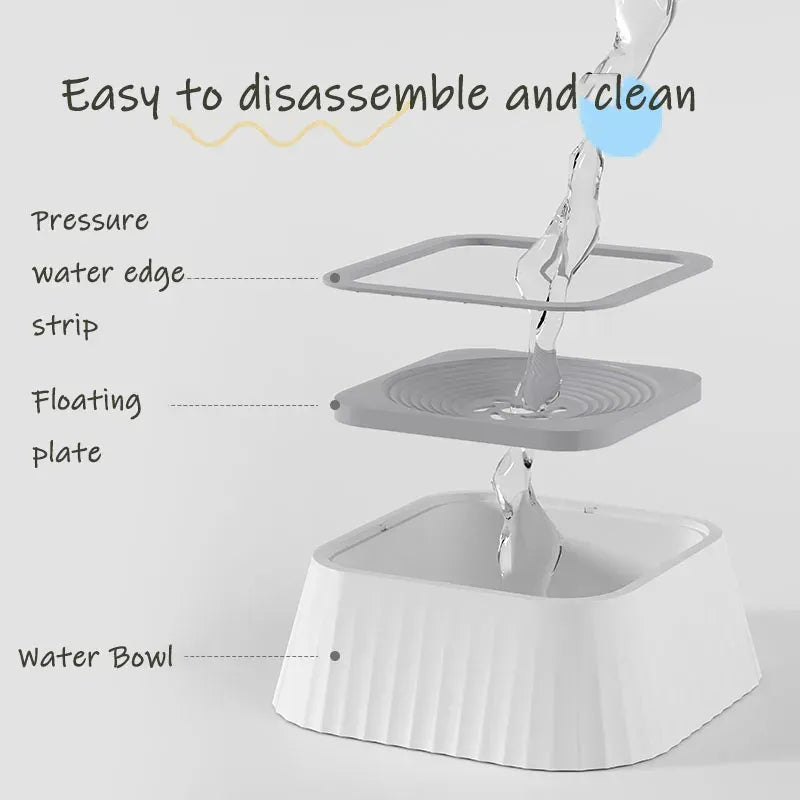 Bebedero con disco flotante para perros y gatos — detalle 8