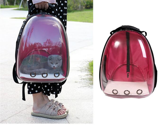 Mochila transportín transparente para gatos — detalle 4