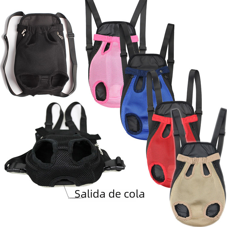 Mochila transpirable para perros y gatos