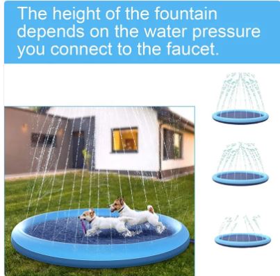 Piscina de Natación para Mascotas de Verano