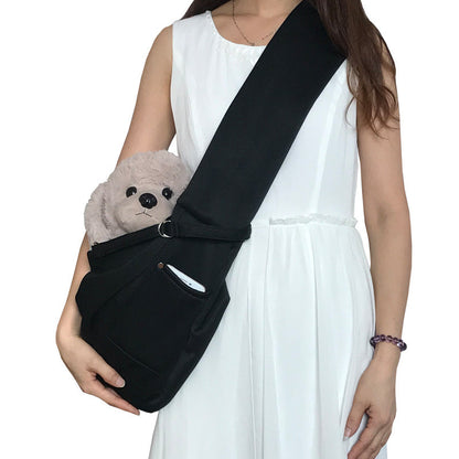 Bolso de hombro con malla para mascotas — detalle 8