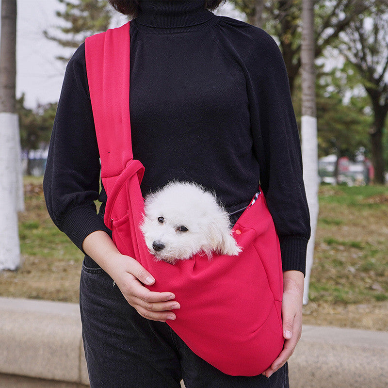 Bolso de hombro con malla para mascotas — detalle 10