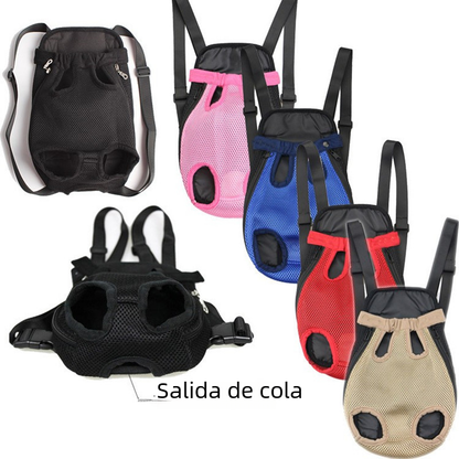 Mochila transpirable para perros y gatos