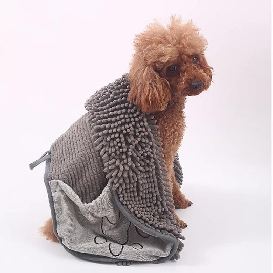 Toalla de chenilla para perros