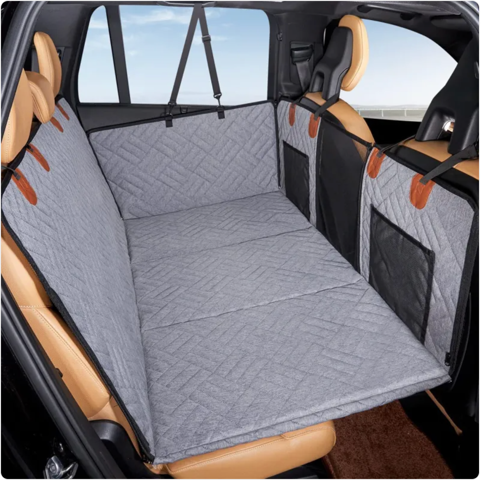 Cama para mascotas con protección impermeable para el coche — detalle 3