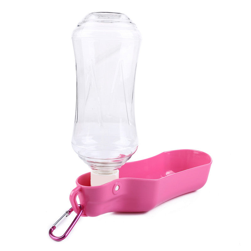 Dispensador de Agua de Plástico para Mascotas de Viaje