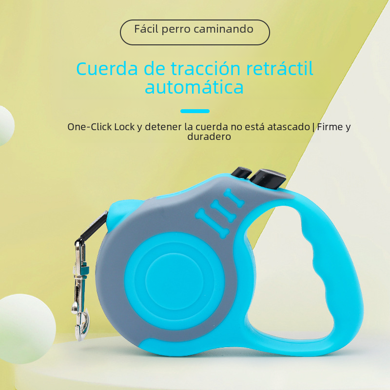 Correa extensible para perros de 3 o 5 metros — detalle 4