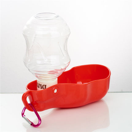 Dispensador de Agua de Plástico para Mascotas de Viaje