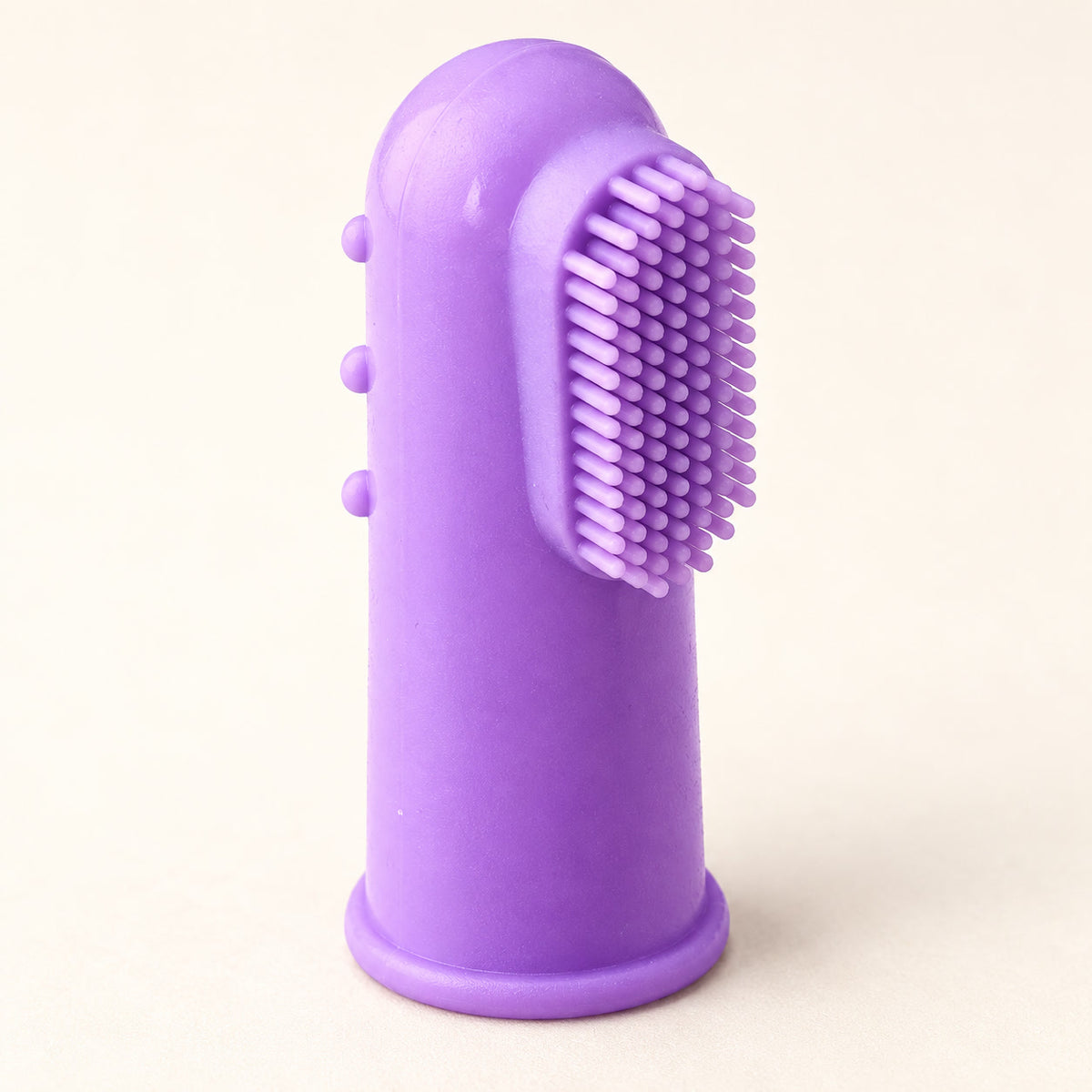 Cepillo dental de dedo de silicona para mascotas — vista de catálogo