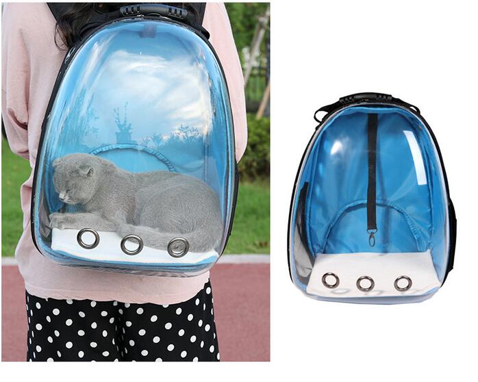 Mochila transportín transparente para gatos — detalle 5