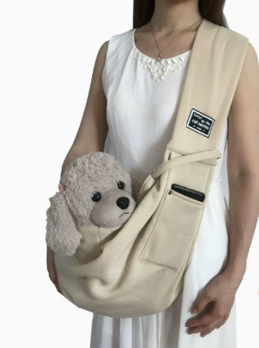 Bolso de hombro con malla para mascotas — detalle 6
