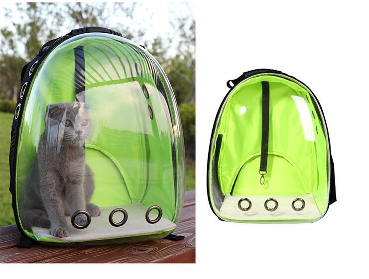 Mochila transportín transparente para gatos — detalle 3