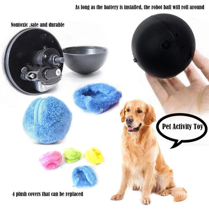 Bola de Peluche Eléctrica para Mascotas