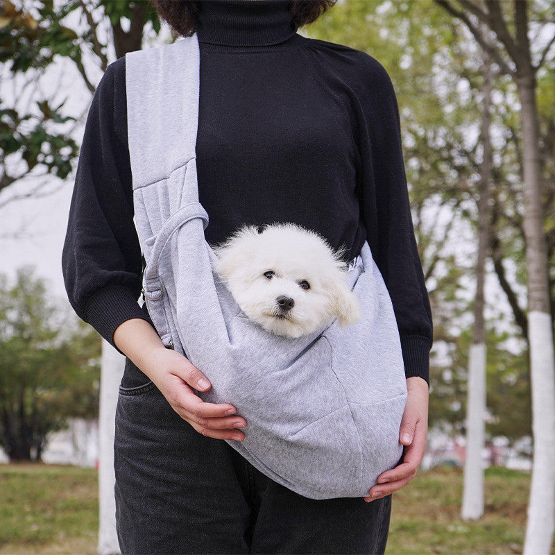 Bolso de hombro con malla para mascotas — detalle 5
